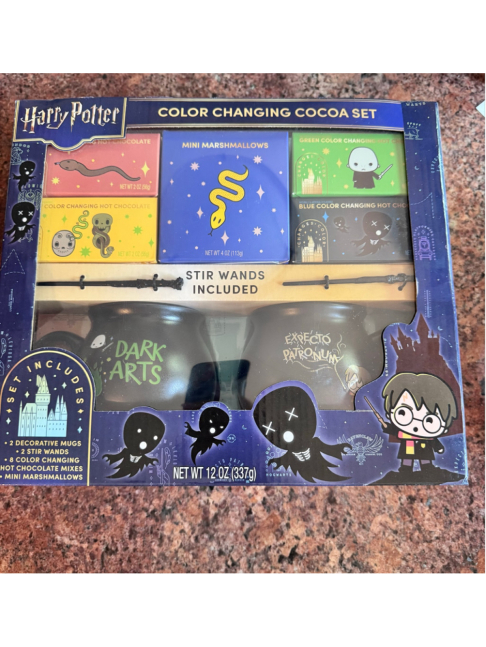 NIB Harry Potter Color Changing Cocoa Set One Size Black Multi-color - Picture 5 of 5
